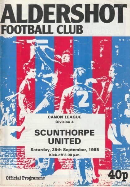 Aldershot v Scunthorpe United 28-Sep-1985