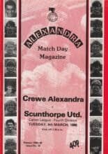 Crewe Alexandra v Scunthorpe United 04-Mar-1986