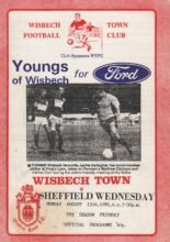Wisbech Town v Sheffield Wednesday 12-Aug-1991