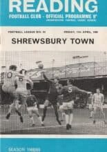 Reading v  Shrewsbury Town 11-Apr-1969