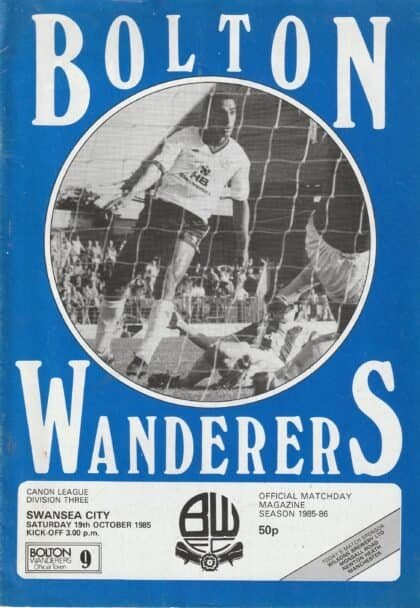 Bolton Wanderers v Swansea City 19-Oct-1985