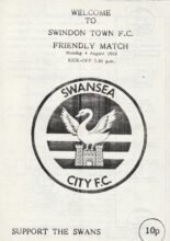 Swansea City v Swindon Town 04-Aug-1986