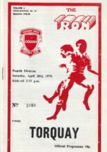 Scunthorpe United v Torquay United 28-Apr-1979