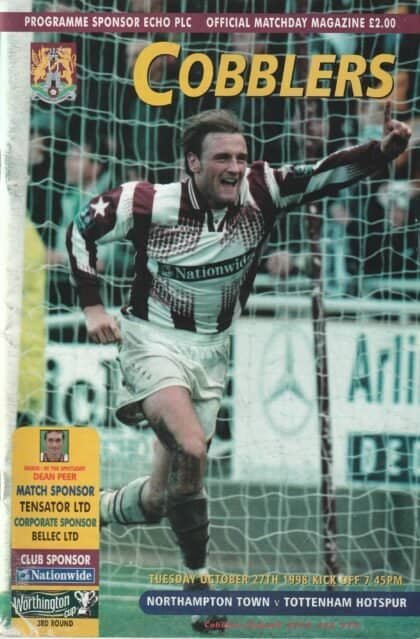 Northampton Town v Tottenham Hotspur 27-Oct-1998