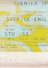 Sweden v England 01-Mar-2004