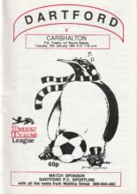 Dartford v Carshalton Athletic 15-Jan-1991
