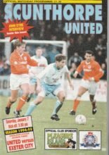 Scunthorpe United v Exeter City 07-Jan-1995
