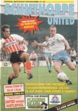 Scunthorpe United v Hartlepool United 29-Oct-1994