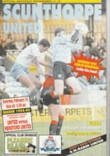 Scunthorpe United v Hereford United 25-Feb-1995