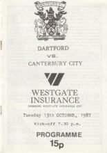Dartford v Canterbury City 13-Oct-1987