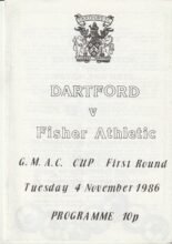 Dartford v Fisher Athletic  04-Nov-1986