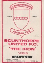 Scunthorpe United v Brentford 06-Mar-1976