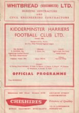 Kidderminster Harriers v Bromsgrove Rovers 25-Sep-1965