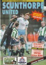 Scunthorpe United v Bury 11-Mar-1995