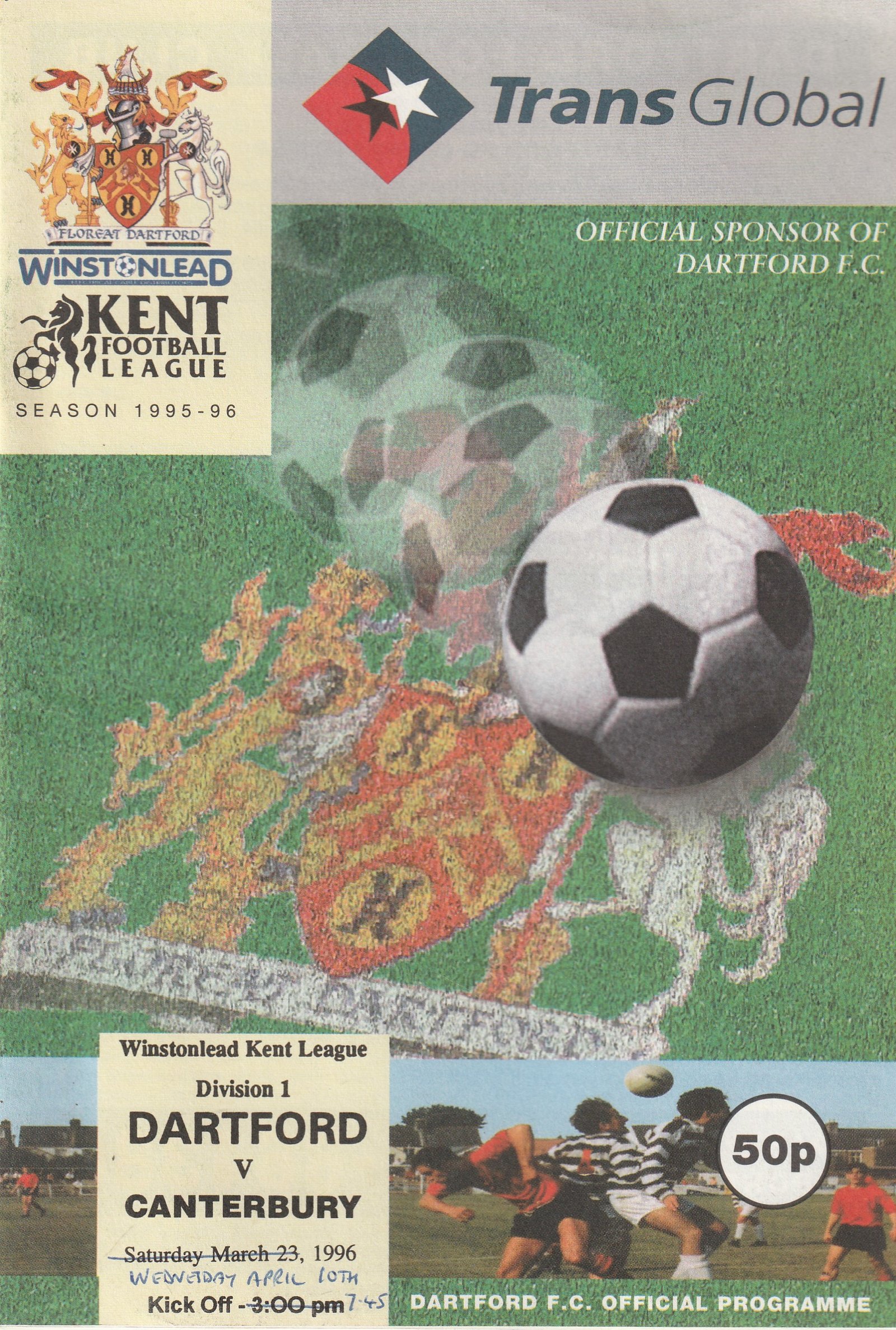 Dartford v Canterbury City 23-Mar-1996