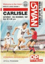 Swansea City v Carlisle United 12-Dec-1987