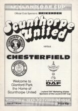 Scunthorpe United v Chesterfield 18-Dec-1990
