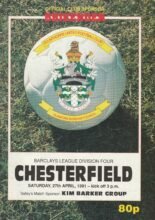 Scunthorpe United v Chesterfield 27-Apr-1991