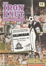 Scunthorpe United v Gillingham 19-Mar-1994