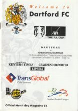 Dartford v Gravesend & Northfleet 13-Oct-2001
