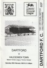 Dartford v Halesowen Town 29-Feb-1992