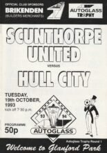 Scunthorpe United v Hull City 19-Oct-1993