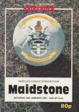Scunthorpe United v Maidstone United 26-Jan-1991