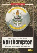 Scunthorpe United v Northampton Town 26-Dec-1990