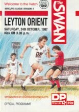 Swansea City v Leyton Orient 24-Oct-1987