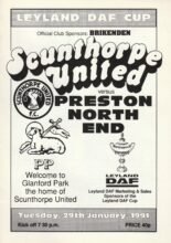 Scunthorpe United v Preston North End 29-Jan-1991