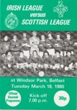 Irish League v Scottish League  18-Mar-1980