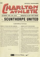 Charlton Athletic v Scunthorpe United 05-Nov-2016