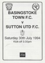 Basingstoke Town v Sutton United 30-Jul-1994