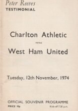 Charlton Athletic v West Ham United 12-Nov-1974