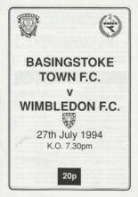 Basingstoke Town v Wimbledon 27-Jul-1994