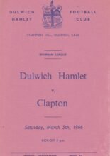 Dulwich Hamlet v Clapton 05-Mar-1966