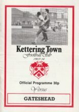 Kettering Town v Gateshead 10-Mar-1984