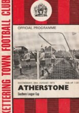 Kettering Town v Atherstone Town 29-Aug-1973