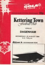 Kettering Town v Dagenham 22-Aug-1984