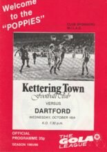 Kettering Town v Dartford 16-Oct-1985
