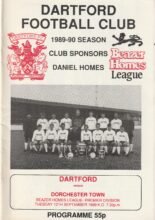 Dartford v Dorchester Town 12-Sep-1989