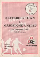 Kettering Town v Maidstone  United 05-Sep-1987