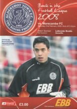 Aldershot Town v Morecambe 21-Feb-2009