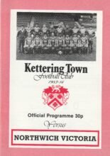 Kettering Town v Northwich Victoria 15-Oct-1983