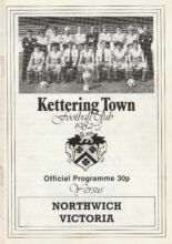 Kettering Town v Northwich Victoria 28-Aug-1982