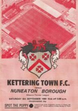 Kettering Town v Nuneaton Borough 06-Sep-1980