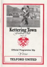 Kettering Town v Telford United 03-Mar-1984