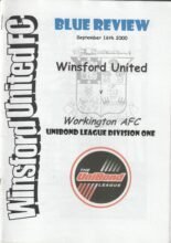 Winsford United v Workington 16-Sep-2000