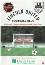 Lincoln United v Workington 19-Aug-2000