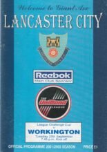 Lancaster City v Workington 25-Sep-2001